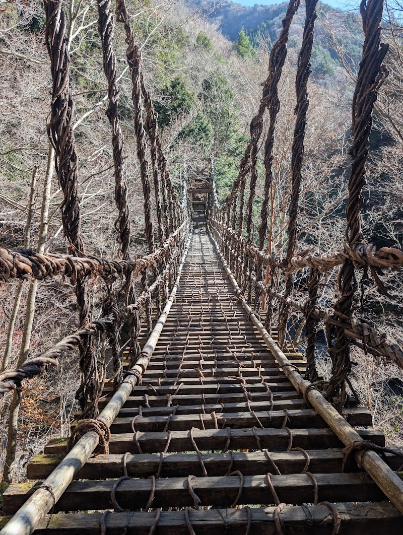 奥祖谷二重かずら橋